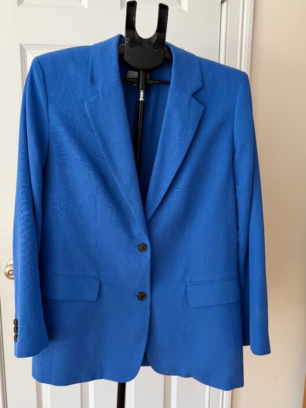 LOFT Bright Isle Blue Suit Blazer 10 Pants 12
